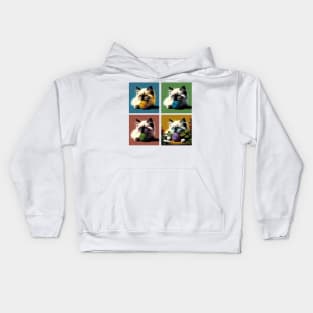 Birman Pop Art - Cute Kitties Kids Hoodie